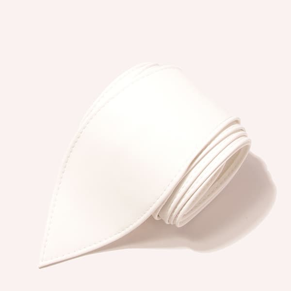 Bredt taljebælte med butterflieslips White White