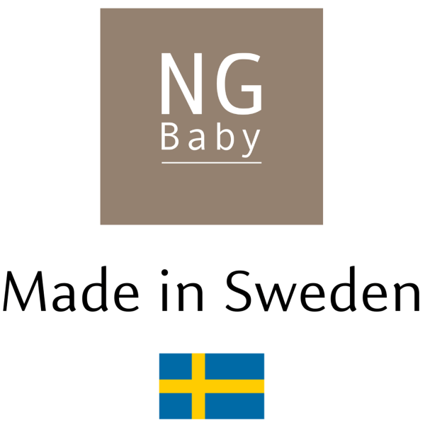 NG Baby Plastad Frotté Spjälsäng