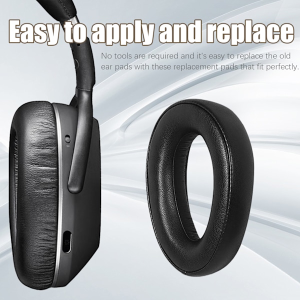 Udskiftningsørepuder til Sennheiser PXC550 PXC480 PXC550-II Sort