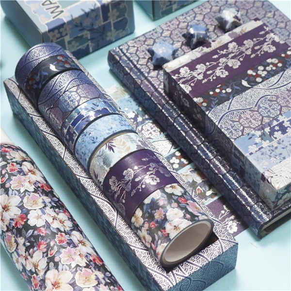 DIY Koristeellinen Washi-teippisarja (8 rullaa)