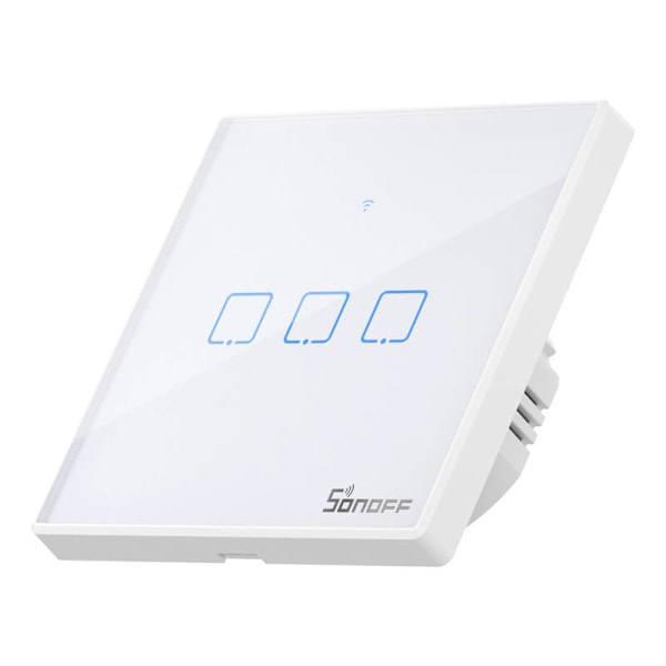 Smart Switch WiFi + RF 433 Sonoff T2 EU TX (3-kanavainen) päivitetty
