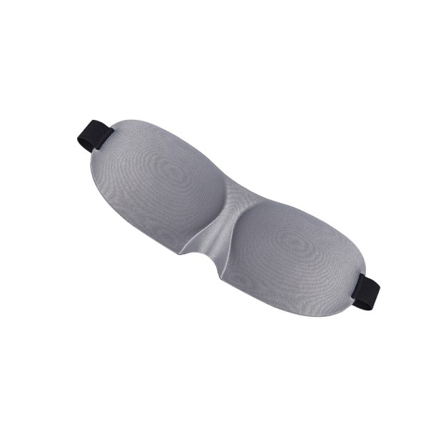 3D Sleep Eye Eye Mask matkoille ja kotiin Harmaa