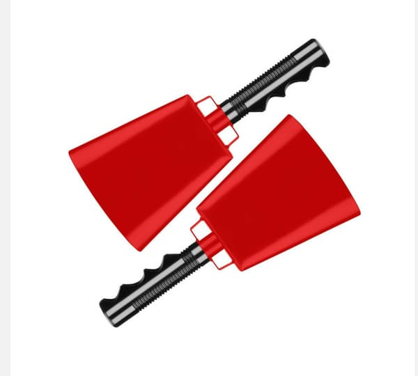 Koskällor för Jubel & Sportevenemang, 2-pack Red Red