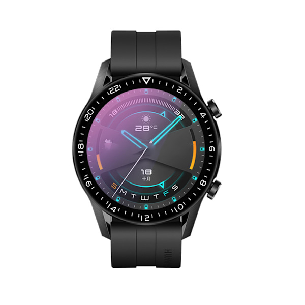 3D-böjt skärmskydd för Huawei Watch GT2 42mm - 2-pack