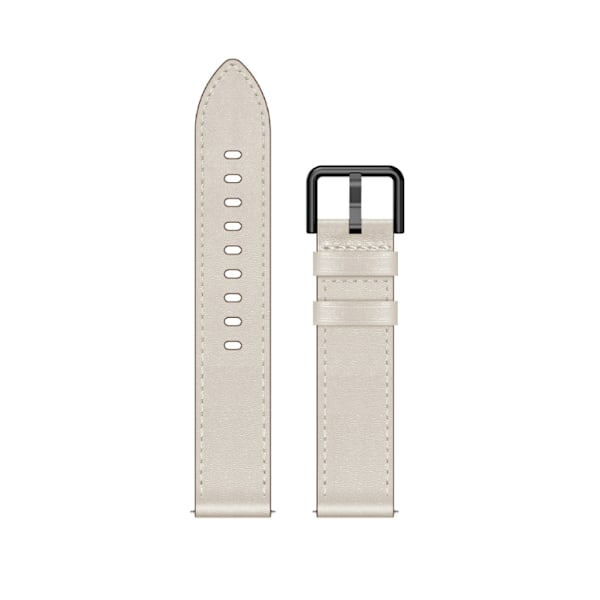 Premium Läder Klockarmband för Samsung Galaxy Watch Vit 20 mm