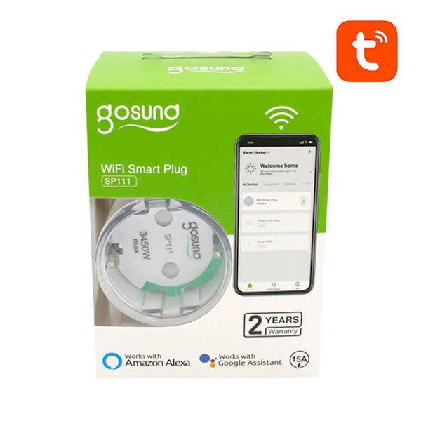 Smart plug WiFi Gosund SP111 3680W 16A, Tuya 4 kpl