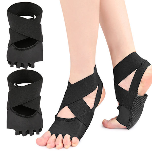 Yoga Socks med Halv Fotsula S