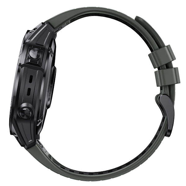 Stilfuld Quick Release Rem til Fenix 7PRO Sort + Grøn
