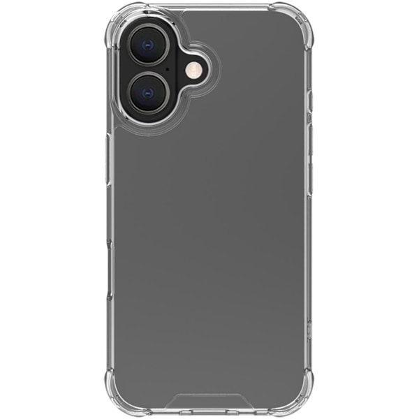 Armor Stødsikkert Etui til iPhone 16 Gennemsigtigt