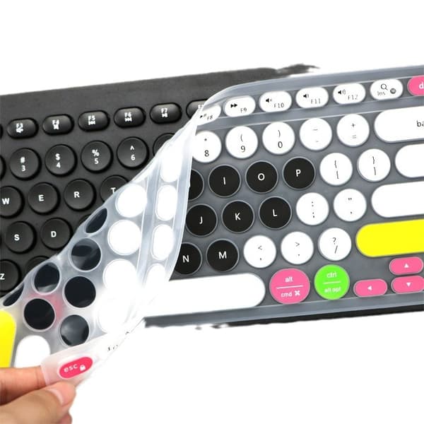 Silikonskydd för Logitech K780 Tangentbord Black Black