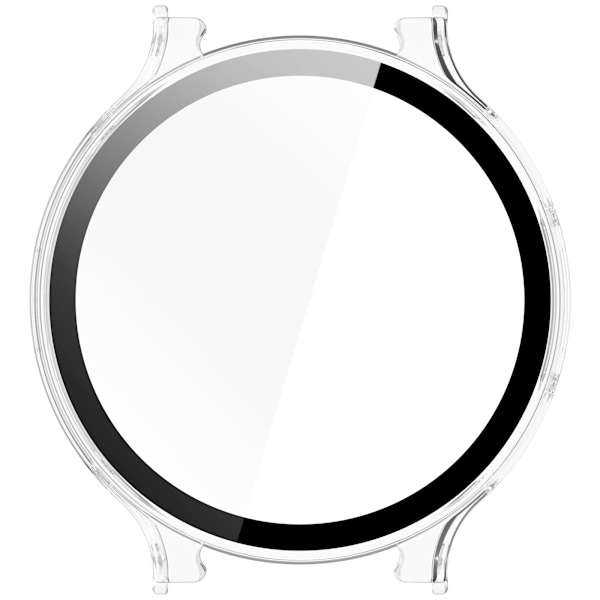 Suojakotelo Garmin Lily 2 Activelle, jossa karkaistua lasia oleva näytönsuoja Läpinäkyvä