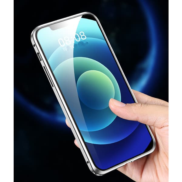 Aluminiumslegering Bumper Case til iPhone 16 Plus Silver Silver