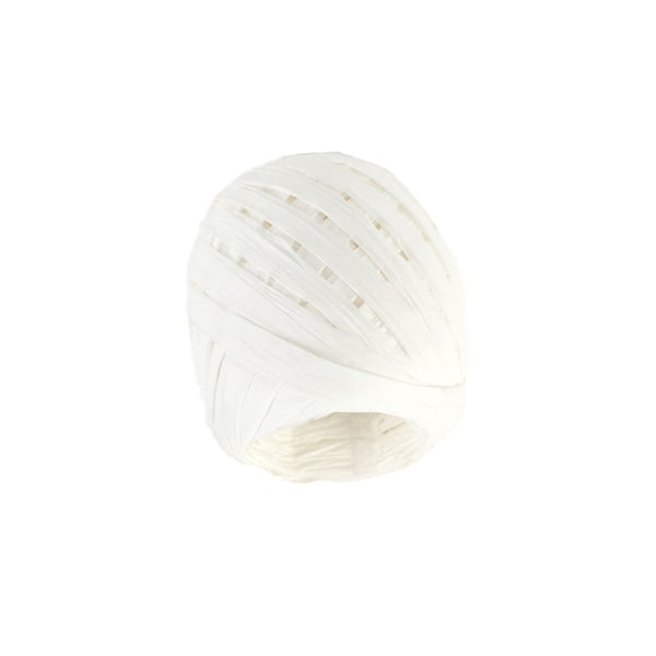 Vit Raffia Papperssnöre - Perfekt för DIY Hantverk & Inslagning