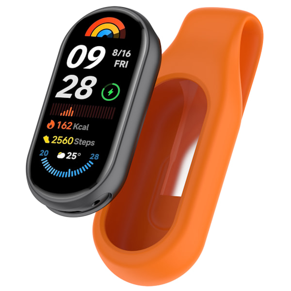 Säkert Clipfäste för Xiaomi Mi Band 10, 9 och 8 Blå