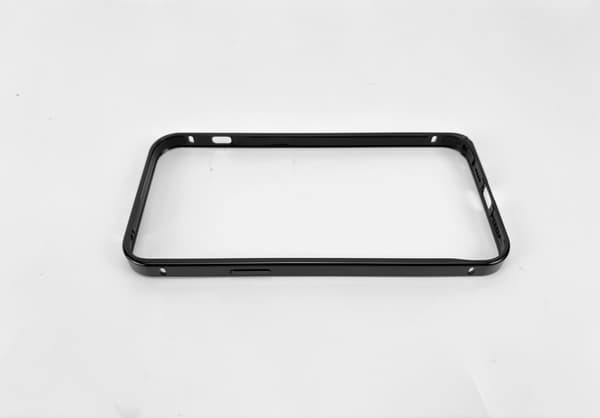 Stötfångarskal i aluminiumlegering för iPhone 13 Pro Max Black Black