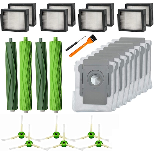 Lisävarusteet iRobot i8/i7/i6/i4/i3/j7/E5/E6/E7:lle 26 osaa