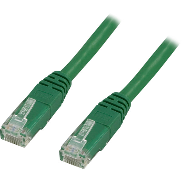 U/UTP Cat5e patch cable 2m, green