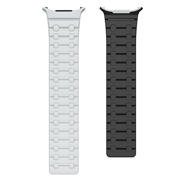 Snyggt silikonarmband för Samsung Watch Ultra 47mm Grå