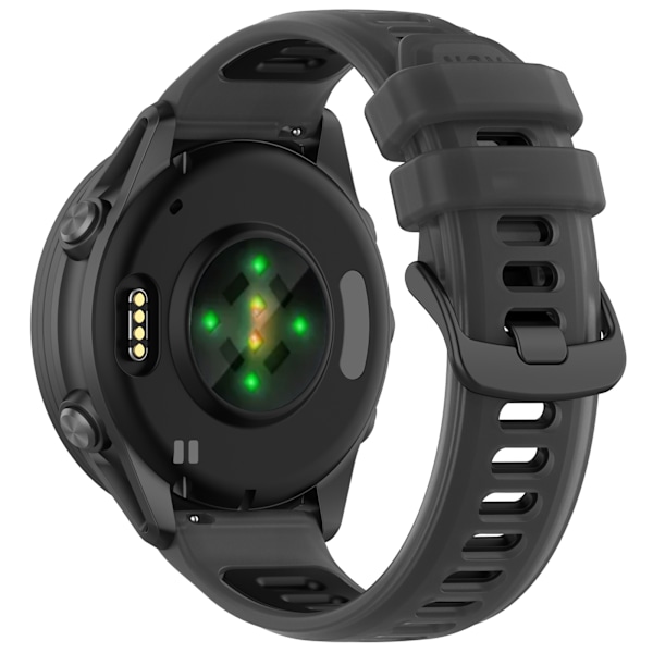 Jelly Strap til Garmin Forerunner 570 20MM Sort