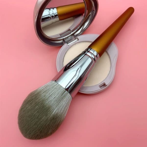 Large Powder Makeup Brush - Soft Plant-Based Synthetic Fibers for Flawless Application