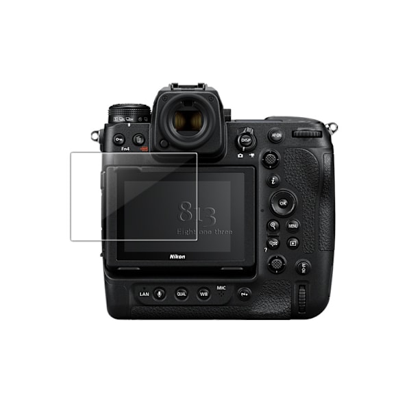 Nikon Z9 skärmskydd i härdat glas