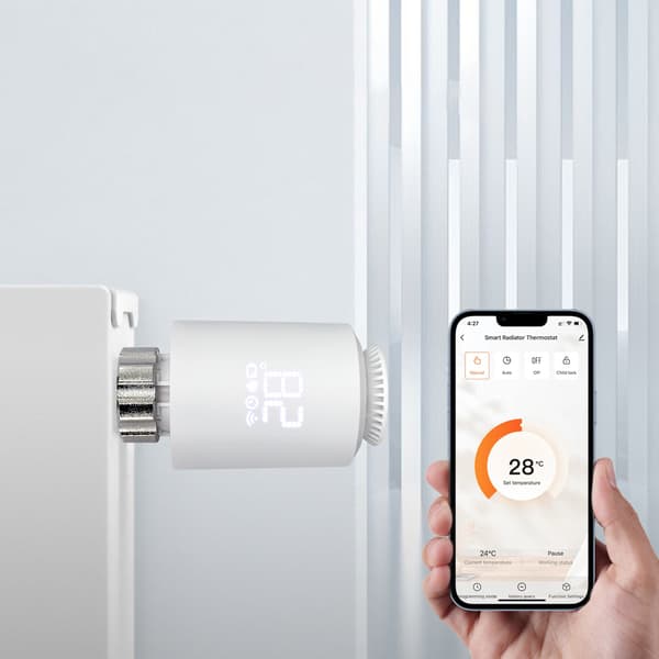 Smart Radiator Termostat Ventil TRV06 - Zigbee, Hvid