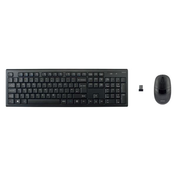 Wireless keyboard and mice USB receiver 10m range UK layout