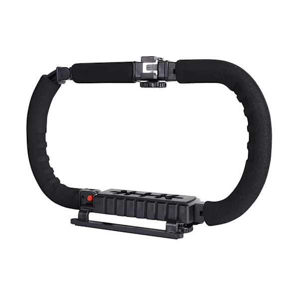 Foldbart U-formet beslag DSLR-kamera C-Shape Hot Shoe-stabilisator
