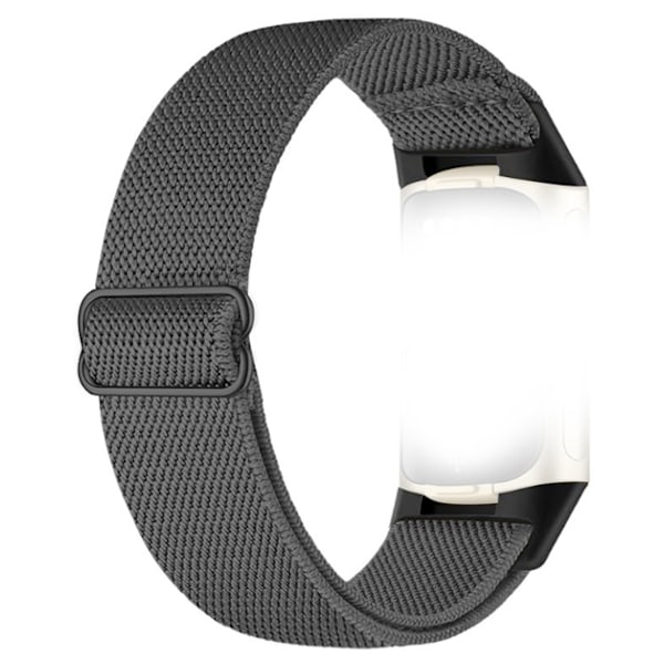 Klockarmband i Nylon för Fitbit Charge 5/6 Mörkgrå
