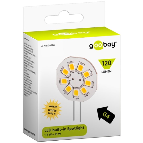 LED-strålkastare, 1,5 W