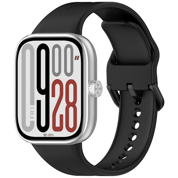 Utbytesarmband för Redmi Watch 5 - Bekväm Silikon Svart