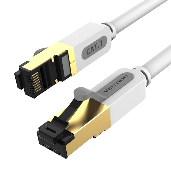 Nätverkskabel CAT7 SFTP-ventil ICDHD RJ45 Ethernet 10 Gbps 0,5 m Grå