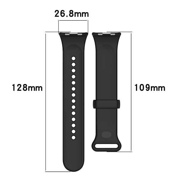 Klockarmband för Xiaomi Band 9 Pro Svart