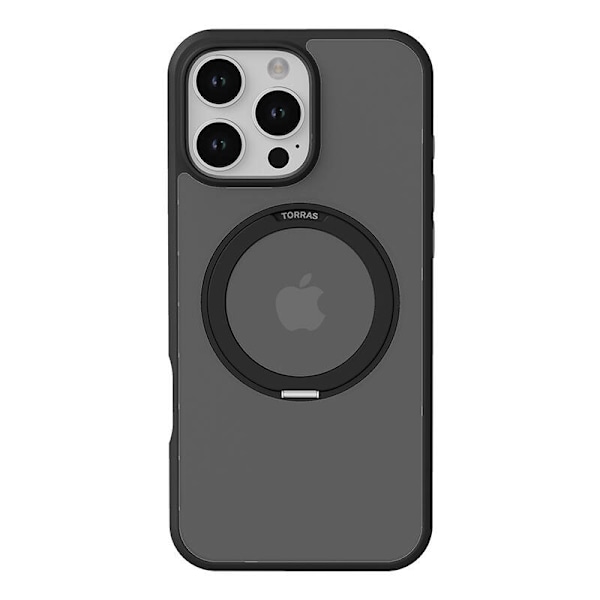 Torras Ostand Pro Cover til iPhone 16 ProMax (sort