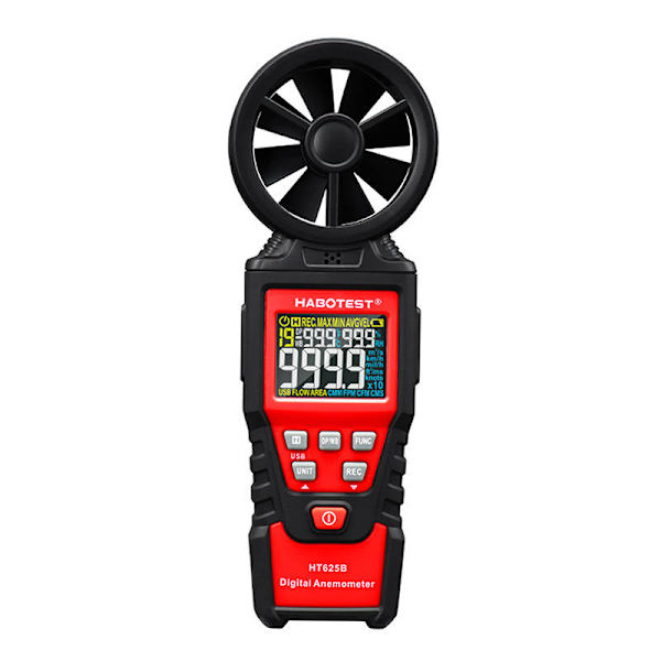 Digital vindmätare Habotest HT625B, USB