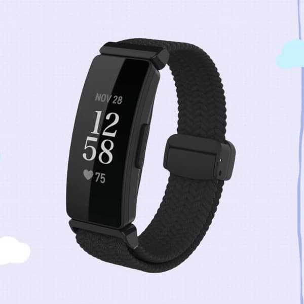 Nailonranneke Fitbit Inspire 3:lle Black Black
