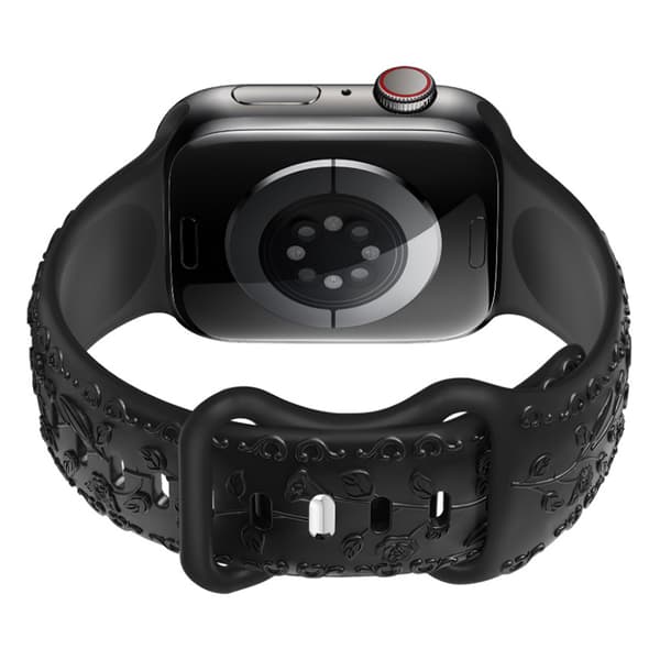 Silikonerem til Apple Watch Black 22 mm Black 22 mm