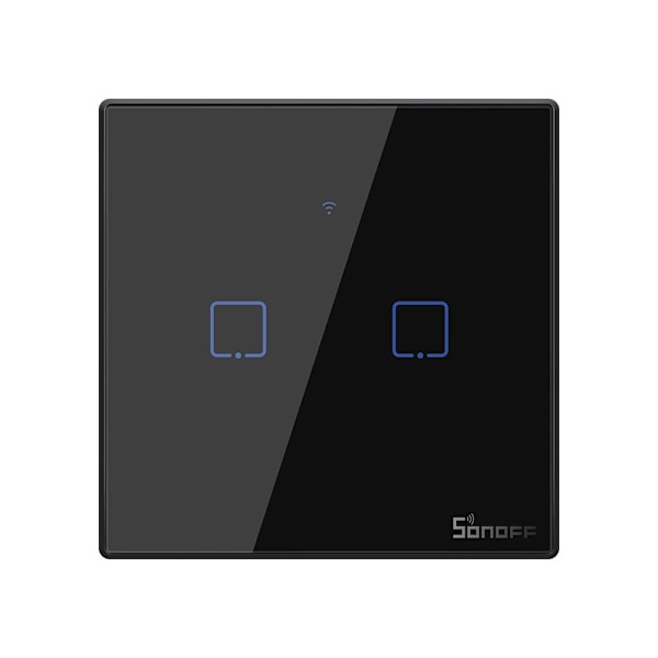Touchljusomkopplare WiFi + RF 433 Sonoff T3 EU TX (2-kanals)