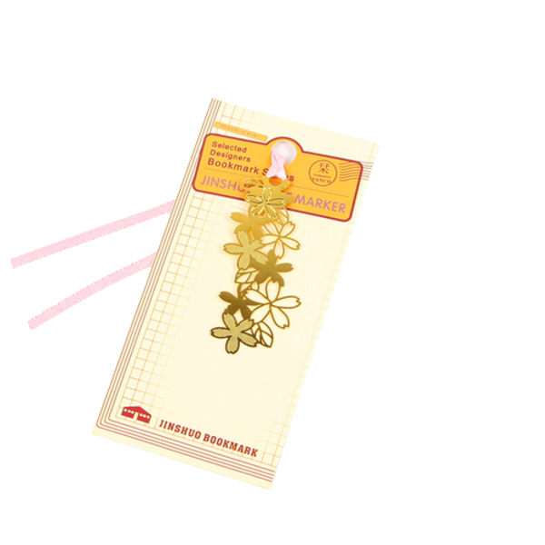 Metal Hollow Bookmark Cherry Bookmark Guld Guld