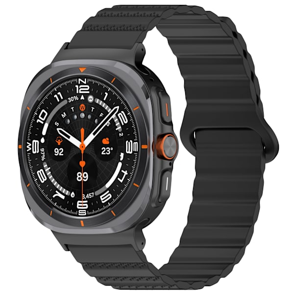 Samsung Galaxy Watch Ultra Dotted Magnetisk rem Sort