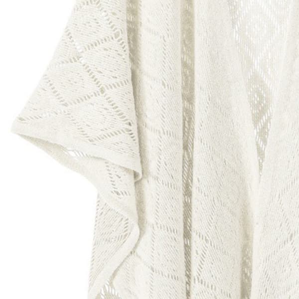 Elegant Strikket Shawl Wrap - Åndbar og varm til alle årstider