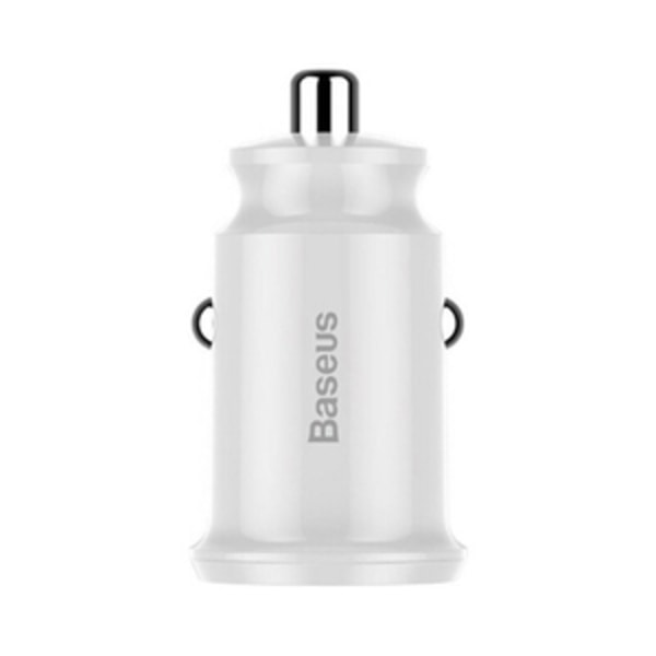 Baseus Grain Billaddare 2x USB 5V 3.1A (vit)