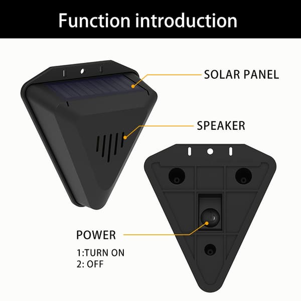 Soldriven Ultraljud-Repeller