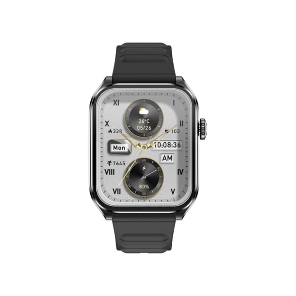 1.93" AMOLED Bluetooth Samtal Smartwatch kompatibelt med GloryFit APP Black Black