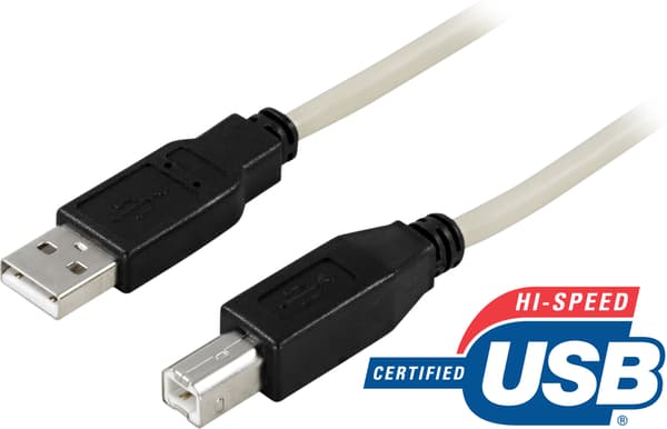 USB 2.0 cable Type A male - Type B male 0.5m