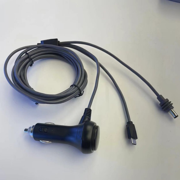 Bil cigarettænder splitter adapter med digitalt display