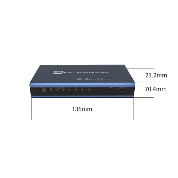 4K HDMI Switch 4 i 1 ud
