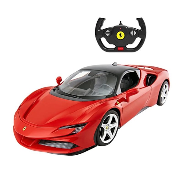 RASTAR R/C 1:14 Ferrari SF90 Stradale kaukosäädinauto (punainen)