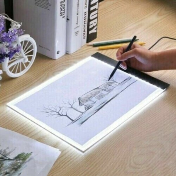 A5 Tracing Light Pad til Kunstner Tracing, dæmpbar Artcraft Lightbox