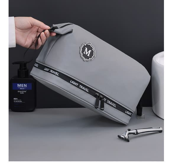 Herrarnas Resenecessär - Vattentät Hängande Dopp Kit Grey Grey